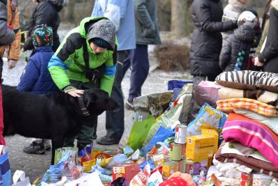 Święta w schronisku wywołały uśmiech na jego policzkach