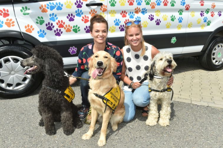 Psy asystujące mają nowe pragnienie. W ceremonii wzięli udział znani miłośnicy psów - Marta Jandová, Patricie Solaříková i Marta Kubišová