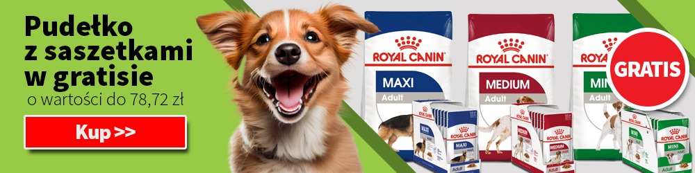 Royal Canin + Pudełko z saszetkami o wartości do 78,72 zł  w gratisie