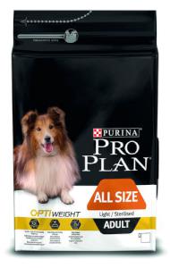 Purina PRO PLAN Dog All Size Adult Ligh & Sterilised
