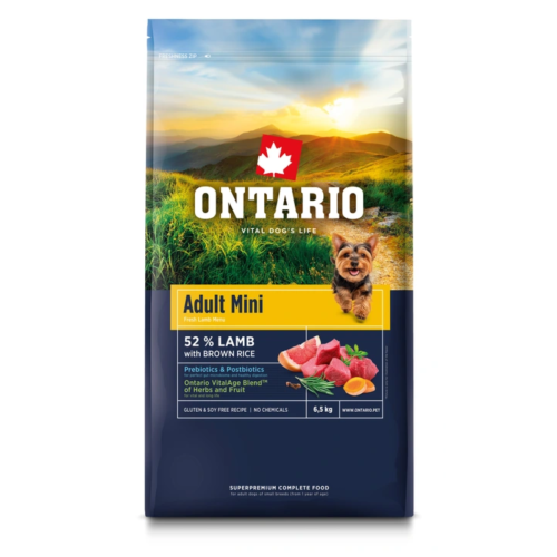 Ontario Dog Adult Mini Lamb - 6,5 kg