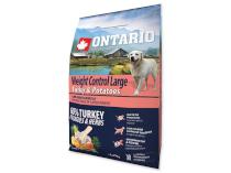 ONTARIO dog WEIGHT CONTROL LARGE turkey