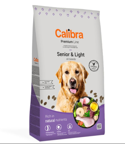 Calibra Premium Line Dog Senior&Light - 12kg + 2kg GRATIS