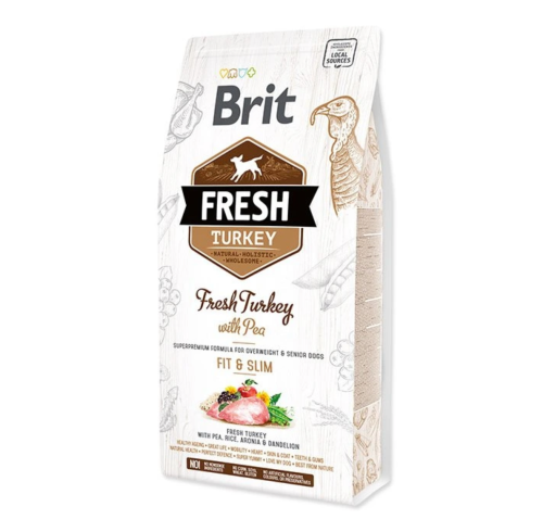 Brit Fresh Dog Adult Turkey/Pea Fit & Slim - 2,5kg