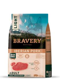 Bravery Dog Large/Medium Adult Light Pork - 12kg