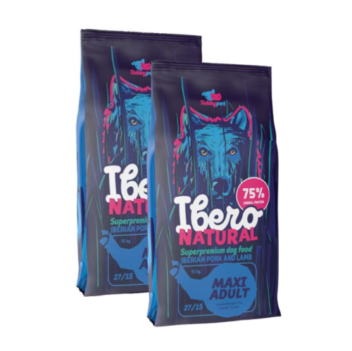 Ibero Natural Dog Maxi Adult - 2x12kg