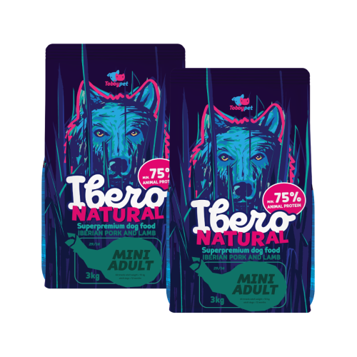Ibero Natural Dog Mini Adult - 2x3kg