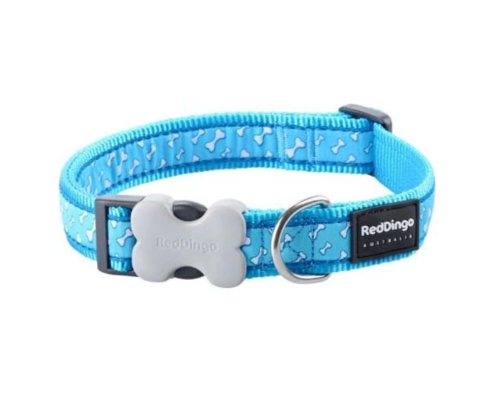 RedDingo Obroża turkusowa - 1,5/24 do 36 cm