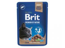Brit Premium Cat Pouches Liver for Sterilised 