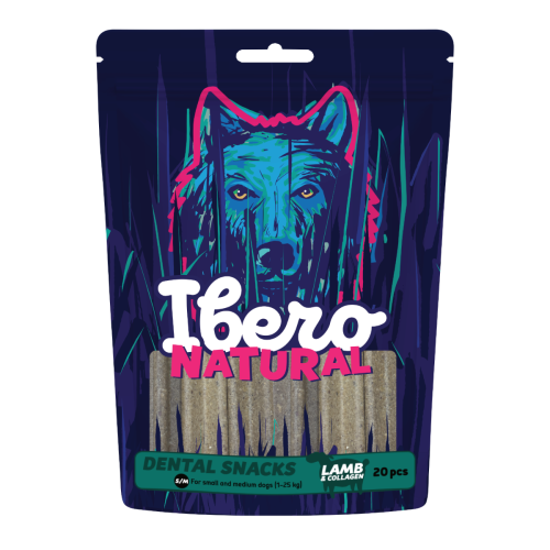 Ibero Dental Snacks Lamb & Collagen - S/M (20szt/480g)