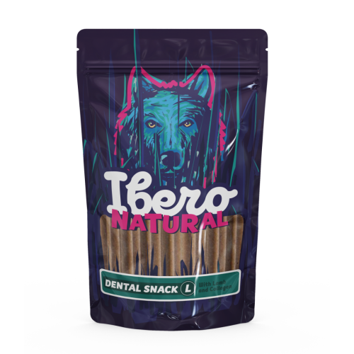 Przekąski stomatologiczne Ibero Lamb & Collagen - L (10 szt./460 g)