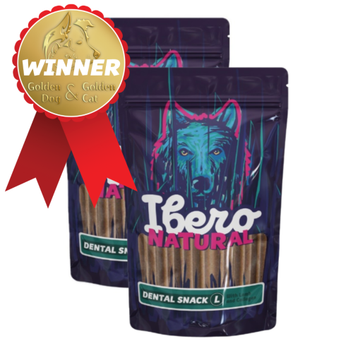 Ibero Natural Dental Snack Jagnięca/Kolagen - 2x L (10 szt.)