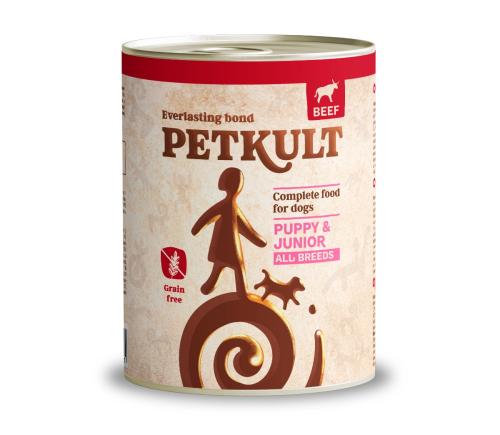 Petkult Konz. Junior  - wołowina 800g - 12szt. multipack