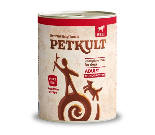 Petkult Konz. Wrażliwa Wołowina - 12x800g