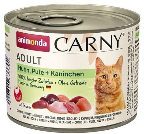Animonda Carny Cat Kurczak/Indyk/Królik - 200g