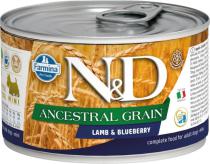 N&D Low Grain Dog konzerva Adult Lamb & Blueberry Mini 140 g