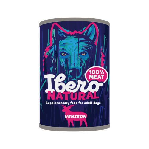 Ibero Natural Dog Adult Venison - 1200g