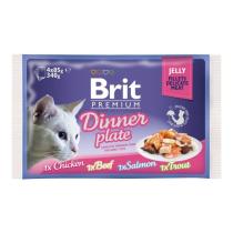 Saszetki BRIT Premium Cat Dinner Plate in Jelly 4 x 85 g