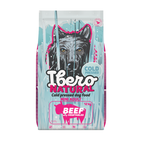 Ibero Cold Press Dog Adult Mini Beef - 12kg