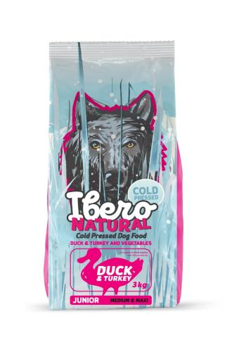 Ibero Cold Press Dog Junior Medium/Large Duck&Turkey - 3kg