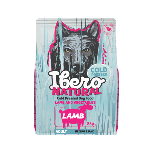 Ibero Cold Press Dog Medium & Maxi Adult Lamb - 3 kg