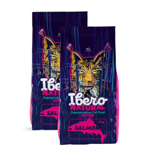 Ibero Natural Cat Kitten - 2x3kg