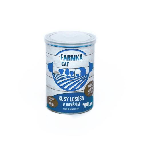 Sokol Falco Farmka Cat Łosoś - 400g