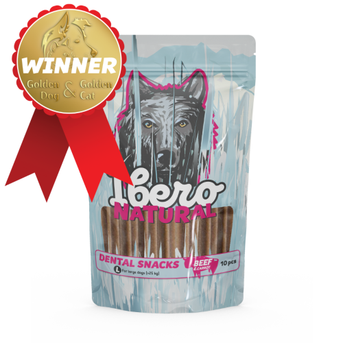 Ibero Cold Pressed Dental Snack Wołowina/Marchewka - L (10 szt.)