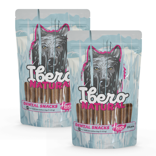 Ibero Dental Snacks Duck & Beetroot - 2x S/M (20szt/480g)