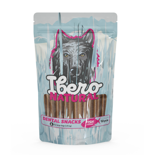 Ibero Dental Snacks Fish & Parsnip - L (10szt/460g)