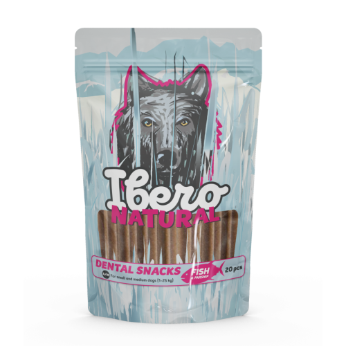 Ibero Dental Snacks Fish & Parsnip - S/M (20szt/480g)