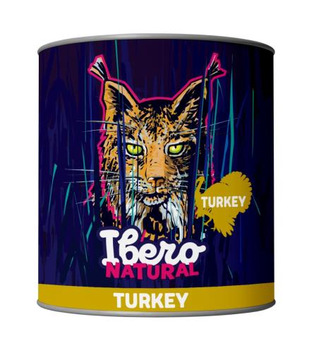 Ibero Natural Cat Konserwa Indyk - 3x200g
