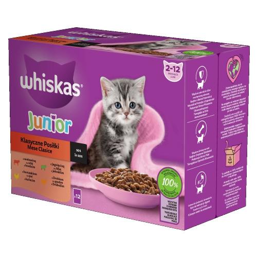 Whiskas Junior Classic Selection W Soku - 12x85g