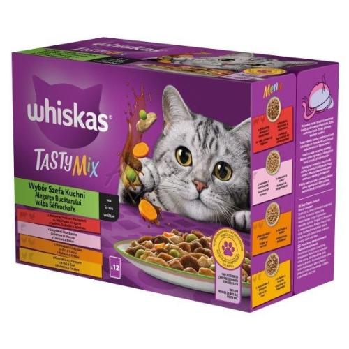 Whiskas Tasty Mix Wybór Szefa Kuchni w Soku - 12x85g