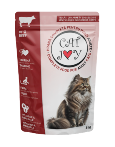 Cat Joy Pocket Adult Wołowina w Sosie - 85g