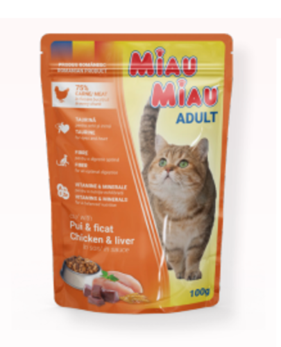 Miau Miau Pocket Adult Łosoś - 7x100g