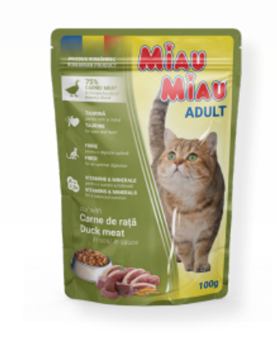 Miau Miau Pocket Dorosła Kaczka - 7x100g