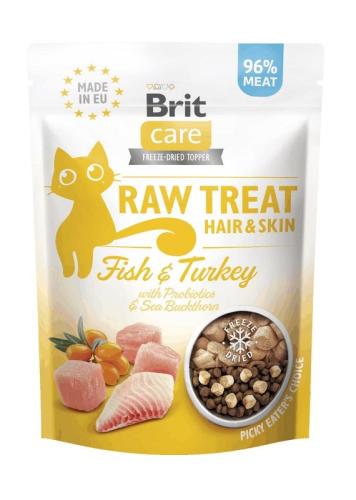 Brit Care Raw Treat Hair&Skin 40g - Ryba/Indyk