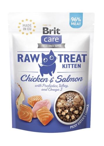 Brit Care Raw Treat Kitten 40g - Kurczak/Łosoś