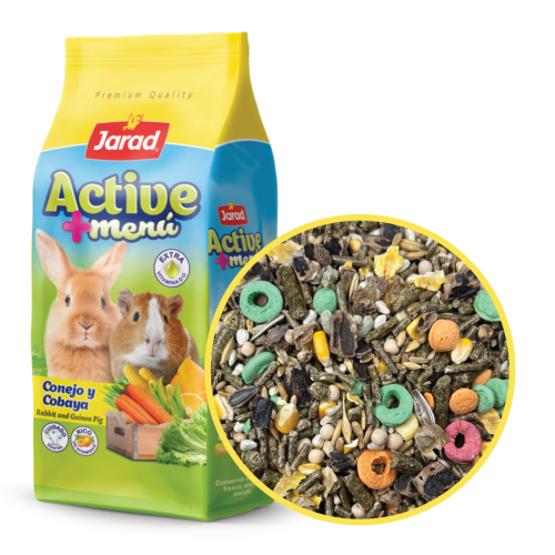 Jarad Active+ Królik i Świnka Morska - 3kg + 1kg GRATIS