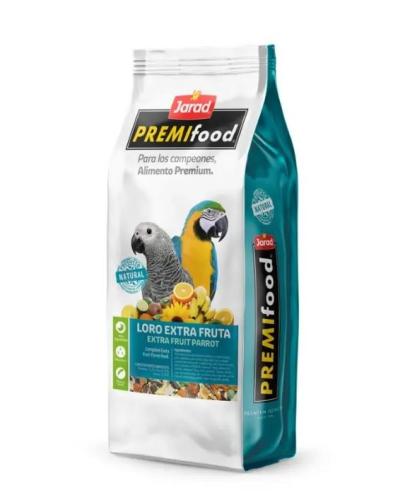 Jarad PREMIfood Parrot z owocami - 800g