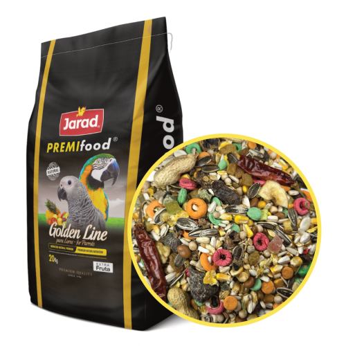 Jarad PREMIfood Parrot z owocami - 20kg