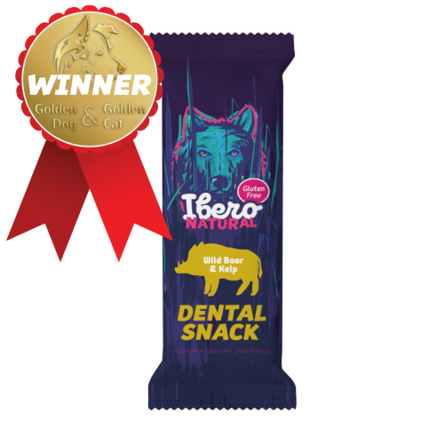 Ibero Cold Pressed Dental Snack Dzik/Algi - S/M (3 szt.)