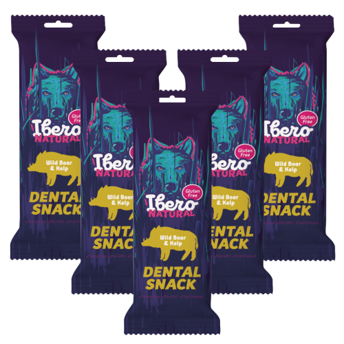 Ibero Dental Snacks Wild Boar & Kelp - 5x S/M (3szt/70g)