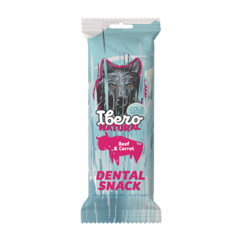 Ibero Dental Snacks Beef & Carrot - S/M (3szt/70g)