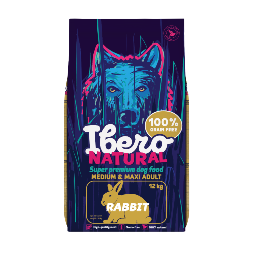Ibero Grain-free Medium & Maxi Adult Rabbit - 12kg