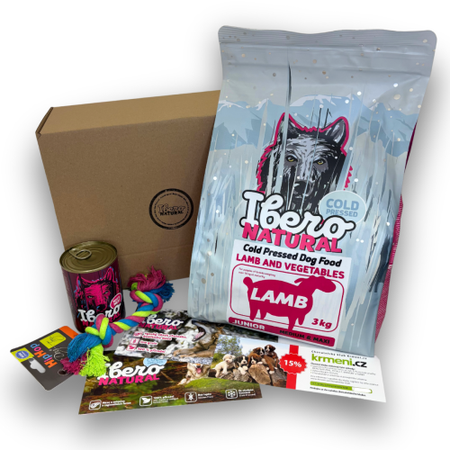 Ibero Cold Pressed Puppy Starter Pack - M/L Junior CP Lamb