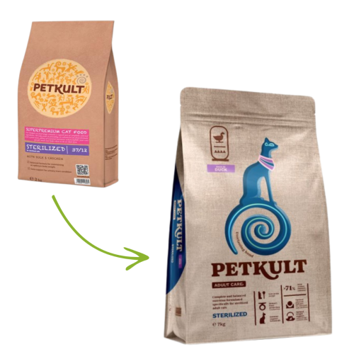 Petkult Cat Sterylizowana Kaczka - 7kg