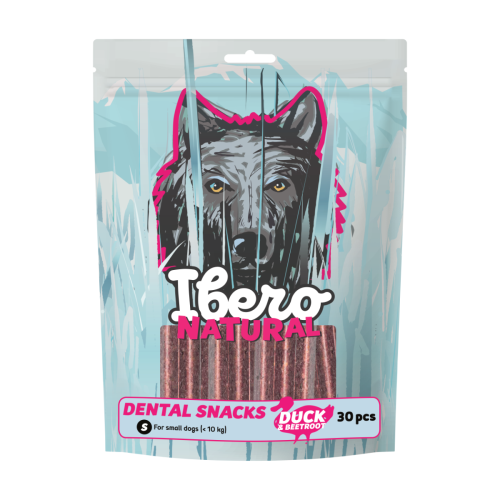 Ibero Dental Snacks Duck & Beetroot - S (30szt/200g)