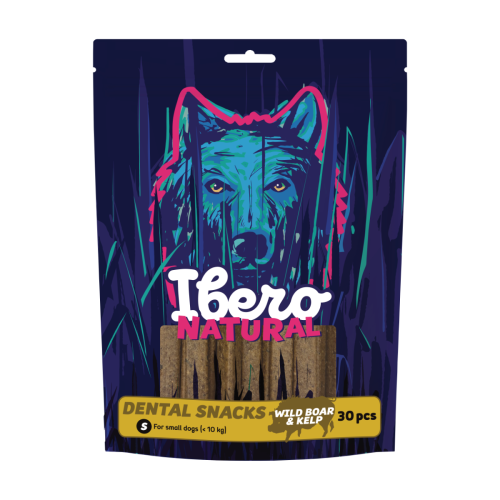Ibero Dental Snacks Wild Boar & Kelp - S (30szt/200g)